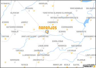 map of Naranjos