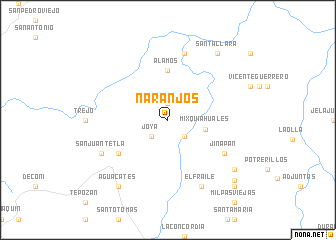 map of Naranjos