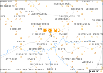 map of Naranjo