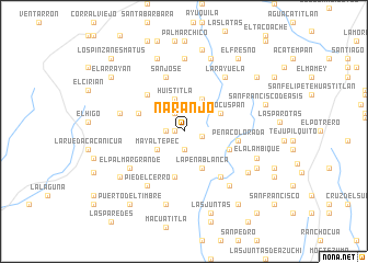map of Naranjo