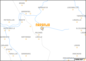 map of Naranjo