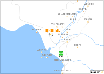 map of Naranjo