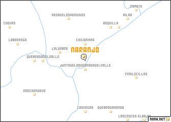 map of Naranjo