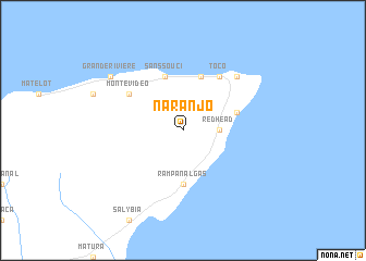 map of Naranjo