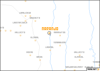 map of Naranjo