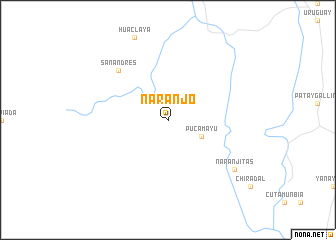map of Naranjo