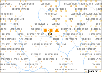 map of Naranjo