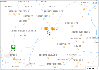 map of Naranjo