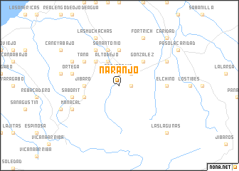 map of Naranjo