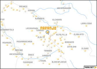 map of Naranjo