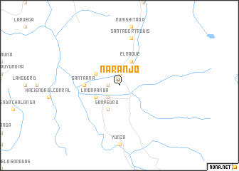 map of Naranjo