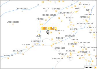 map of Naranjo