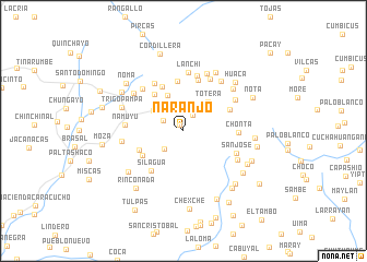 map of Naranjo