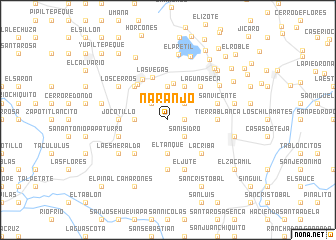 map of Naranjo