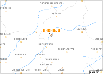 map of Naranjo