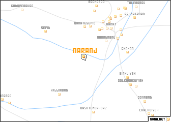 map of Nāranj