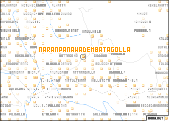 map of Naranpanawa Dembatagolla