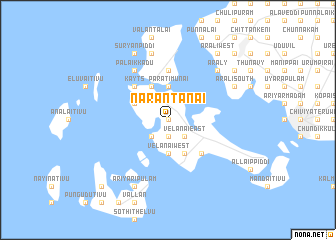 map of Narantanai