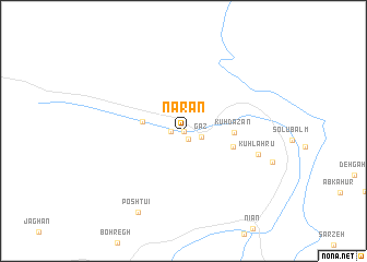 map of Narān