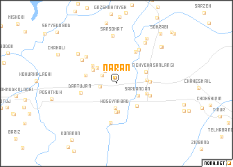 map of Narān