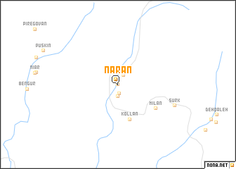 map of Nārān