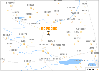 map of Närapää