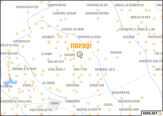 map of Narāqī