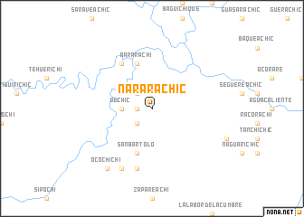map of Narárachic