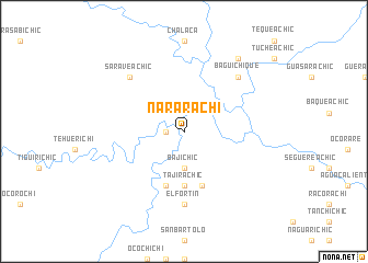 map of Narárachi