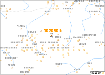 map of Narāsam