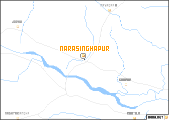 map of Narasinghapur