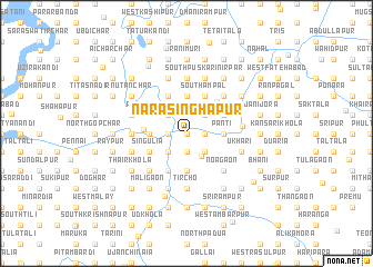 map of Narasinghapur