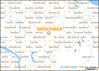 map of Narasinhadia