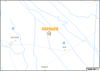 map of Nāraura