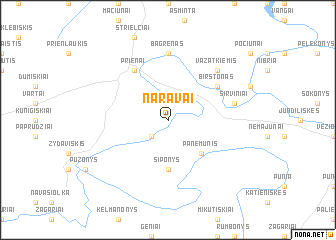 map of Naravai