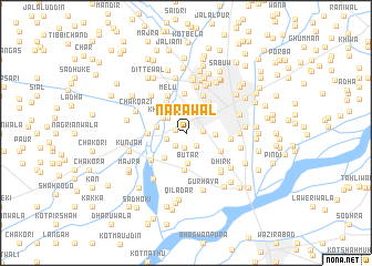 map of Nārawāl