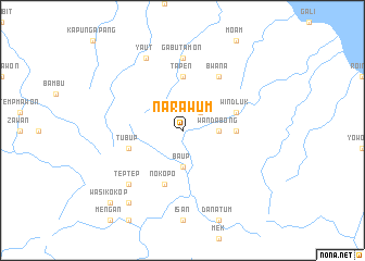 map of Narawum