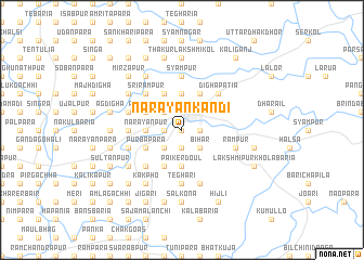 map of Nārāyankāndi