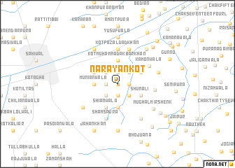 map of Nārāyankot
