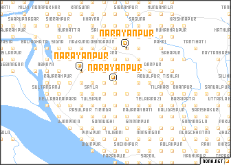 map of Nārāyanpur