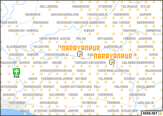 map of Nārāyanpur