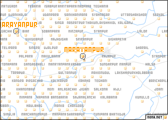 map of Nārāyanpur