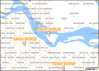 map of Nārāyanpur