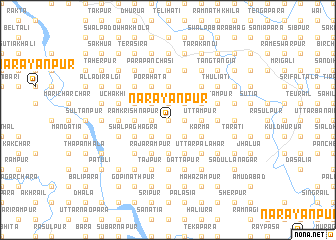 map of Nārāyanpur