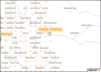 map of Nārāyanpur