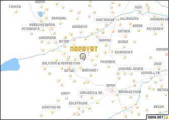 map of Nārāyat