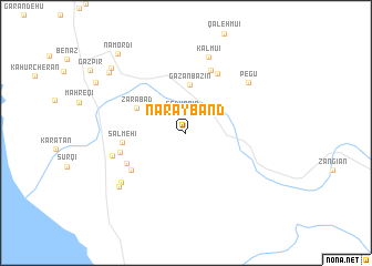 map of Narāy Band