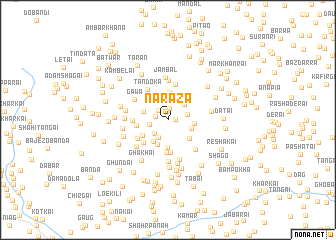 map of Narāza