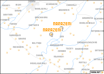 map of Narazeni