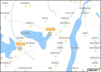 map of Nara